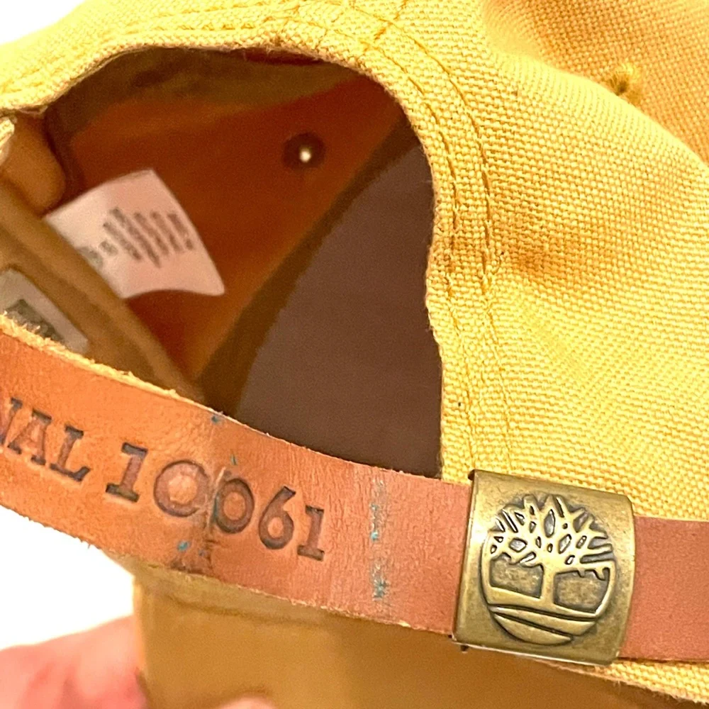 TIMBERLAND The Original 10061 Baseball Hat Leather Trim